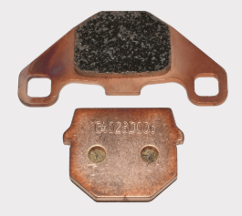 ATV City front/rear disc brake pad set for multi-brand ATVs, copper-colored copper-alloy pads (2-pack)