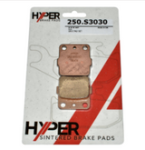 Brake pad set (2x) sintered copper pads in Hyper ATV packaging