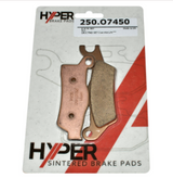Front-left disc brake pad set (pair) for Can-Am ATVs (Outlander/Renegade) — Hyper Sintered by ATV City