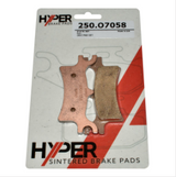 Hyper rear disc brake pad set for ATVs, sintered brake pads, 2-pack