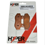 Front/rear disc brake pads set for Kioti Mechron UTV, Hyper sintered copper pads, 2 pcs