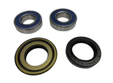 Rear wheel bearing kit for Kubota RTV900/ RTV1100/ RTV1140 with blue-sealed bearings and a black seal