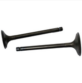 Engine valve pair for Kawasaki KLT200/KLT250/KEF300/KLF300/KVF300, metal valves, ATV City brand