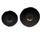 Engine Valve Pair for Polaris RZR 170 by ATV City, black metal valves (2 pieces)