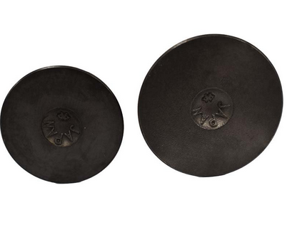 Engine valve pair by ATV City; two black circular engine valves for Polaris Ranger/Sportsman 700–800 (2005–2017)