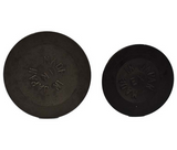 Engine valve pair, black metal, Made in Japan, for Yamaha YFM350ER Moto-4 / YFM350FW Big Bear (1987–2000)
