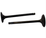 Engine valve pair, black metal, for Suzuki LT230/LT-F230/LT-F250 Ozark/LT-Z250 QuadSport ATV