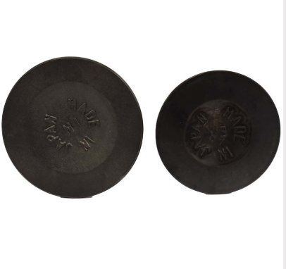 Engine valve pair for Kawasaki KVF360 Prairie ATV, black metal