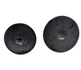 Engine Valve Pair for Honda TRX450R (2004–2005), two black metal valves