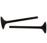 Engine Valve Pair, black metal, for Honda ATC250ES/ATC250SX/TRX250 (1985–1987)