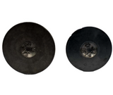 Engine valve pair for Honda ATC250ES/ATC250SX/TRX250 (1985–1987); two dark metal valve heads.