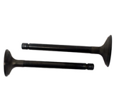 Engine valve pair (2), black metal, ATV City, for Yamaha YFM80/YFM100 quad bikes (1986–2008)