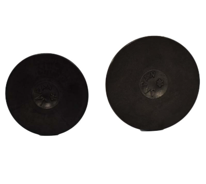 Engine valve pair for Honda TRX650F/TRX680F ATV, black valve heads