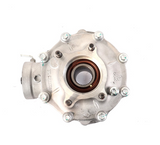 Rear differential assembly for Honda TRX420, metallic-silver complete differential with bearing seal.
