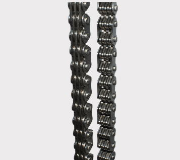 Pair of cam chains by ATV City for Yamaha YFZ450R/YFZ450X (2009–2018); metallic steel timing chains
