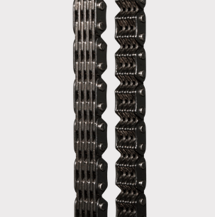 Two black timing chains for ATV City Suzuki LT-V700 / Kawasaki KVF/KFX/KRF (2004–2016)