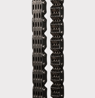 Cam chains set of two for Yamaha YFM350 Bruin/Grizzly (2004–2014), black metal timing chains by ATV City