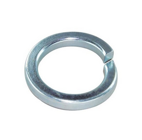 DGT Agri 12mm split spring washer, silver metal, pack of 25