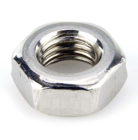 Nuts – Plain 10mm hex nuts AF14 P1.25, pack of 25, DGT Agri, silver finish