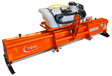 Chapman T240 Tractor-Mounted Weed Wiper with orange frame and white reservoir, 2.4m, CAT 1 & 2