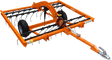 Chapman TH200 tine harrow for ATV/UTV, 2.0m orange frame with 40 spring tines