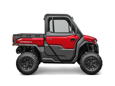 CFMOTO UFORCE U10 Pro Highland Bordeaux Red full-cab UTV with 998cc 90hp and 2000kg winch