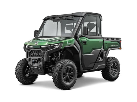 CFMOTO UFORCE U10 Pro Highland Forest Green UTV with full cab and winch