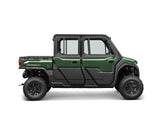 CFMOTO UFORCE U10 XL UTV with full cab, 6 seats, green/black body and rugged off-road tires