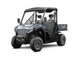 CFMOTO UFORCE EVU6 commercial all-electric UTV, metallic grey, 35kW, 60+ mile range