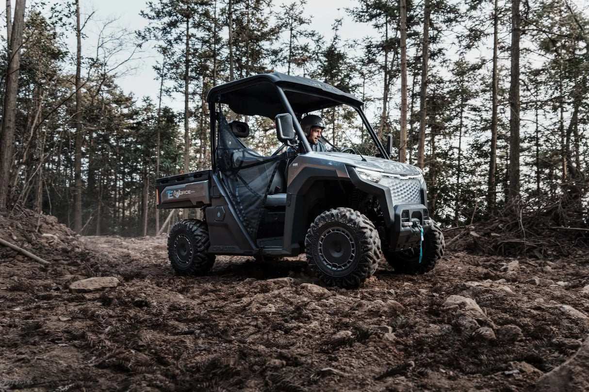 CFMOTO UFORCE EVU6 Commercial | All-Electric UTV | 35kW | 60+ Mile Range | Metallic Grey