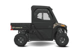 CFMOTO UFORCE 600 Highland full-cab 4WD UTV with factory heater and EPS, black with camo hood.