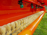 Chapman T240 Tractor Mounted Weed Wiper with 2.4m orange frame and beige brush roller