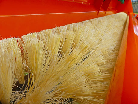 Chapman T240 tractor-mounted weed wiper with brush roller, 2.4m width, orange frame