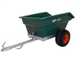 JFC Agri ATV tipping trailer, 400L, green with galvanised frame.