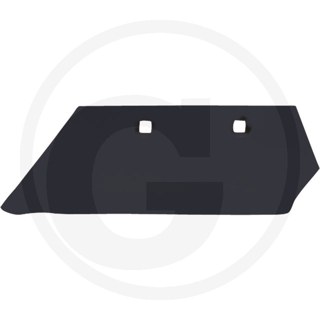 Granit Skimmer Share blade for tillage, dark metal with two mounting holes, model 56017.