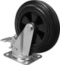 JFC Agri 10in pneumatic castor wheel with stainless steel frame for 170L milk kart, puncture proof