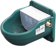 JFC Agri Micro Drink Bowl Green with brass float valve for livestock waterers by DGT Agri