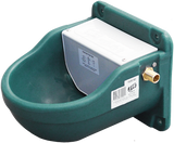 JFC Agri Micro Drink Bowl Green with brass float valve for livestock waterers by DGT Agri