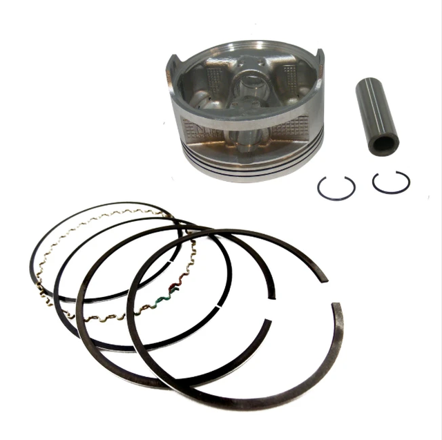 Piston kit OS 0.75, silver metal, for Honda TRX500 Foreman 2012-2019 and Pioneer 500-1000 2015-2023, ATV City OEM replacement