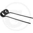 GRANIT Rotary Tedder Tine single unit, black coil tine for heavy machinery parts