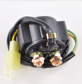 DGT Agri starter solenoid for Polaris Phoenix 200, RZR 170, Sawtooth 200 & Can-Am DS 70/90 with copper terminals.