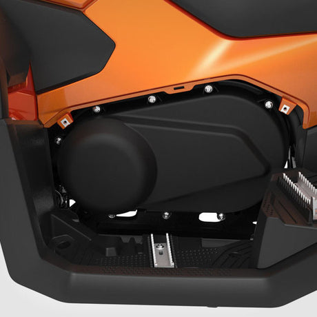 CFMOTO CForce 1000 Touring Premium ATV with orange body panels and black engine cover
