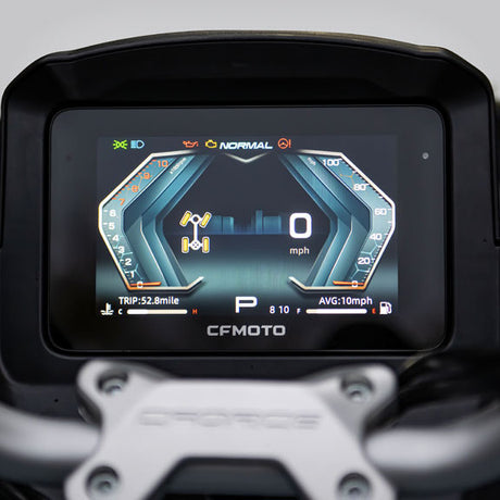 CFMOTO CForce 1000 Touring Premium ATV dashboard display, Zircon Black