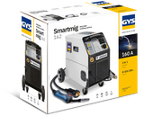 GYS SmartMIG 162 welder box featuring MIG/MAG welding machine and accessories