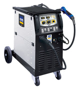 GYS Multiweld FV 220M welder on a wheeled cart with blue welding torch