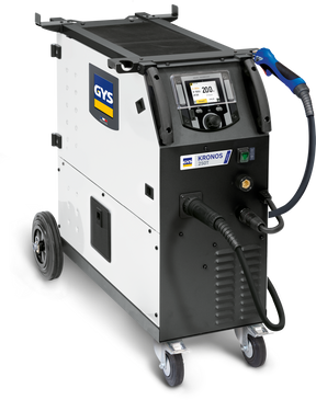GYS Kronos 250T welder with accessories included on wheels