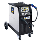 GYS Multiweld 250T welder portable inverter with wheels and welding torch.