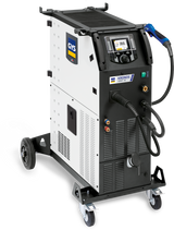 GYS Kronos 400T W welder with accessories on wheeled cart