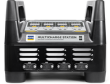 GYS Multicharge Station 4x10A four-channel battery charger, supports lead-acid & lithium, black