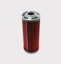 Fuel filter for John Deere Gator Diesel and Kawasaki Mule Pro DX Diesel - red pleated cartridge, ATV City